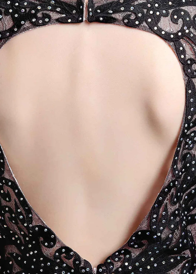 Cocktail Dress  With Fix Rhinestone