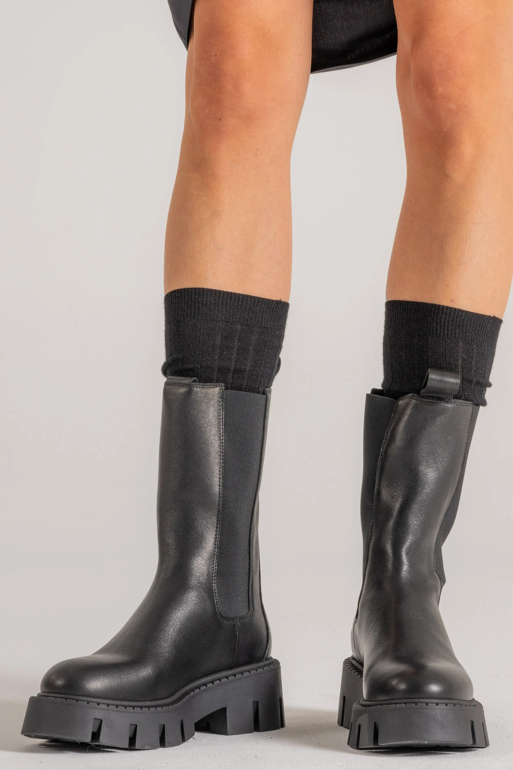 Copenhagen Stivale Chelsea Nero Donna
