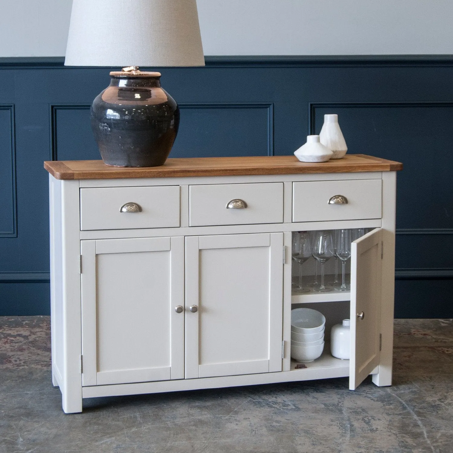 Cottage Large Sideboard Stone