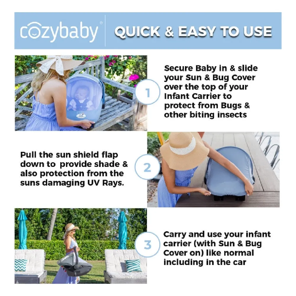 Cozy Baby - Sun & Bug Carseat Cover