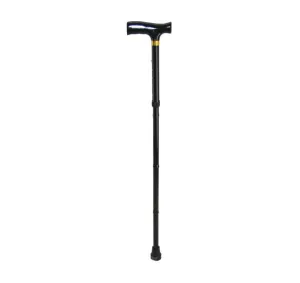 Cubro Movere Fold Walking Stick with Handle (Black)
