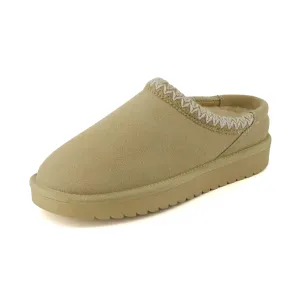 CUSHIONAIRE Keto Womens Slippers Slip-On Suede Mule Slipper - Cozy ⁘ Stylish, Memory Foam ⁘ Faux Fur Lining, Wide Widths Avai.