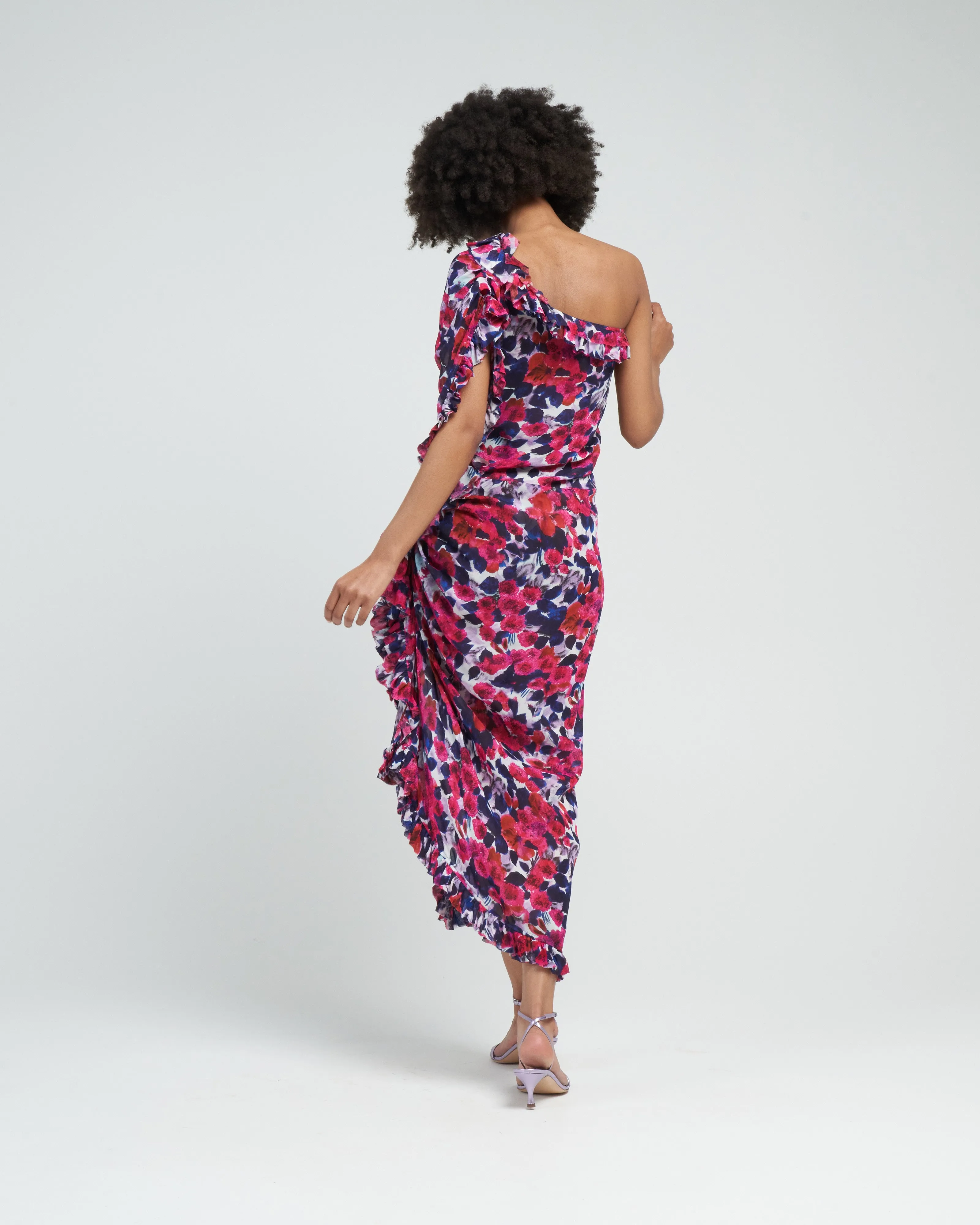 dinas dress - fuchsia