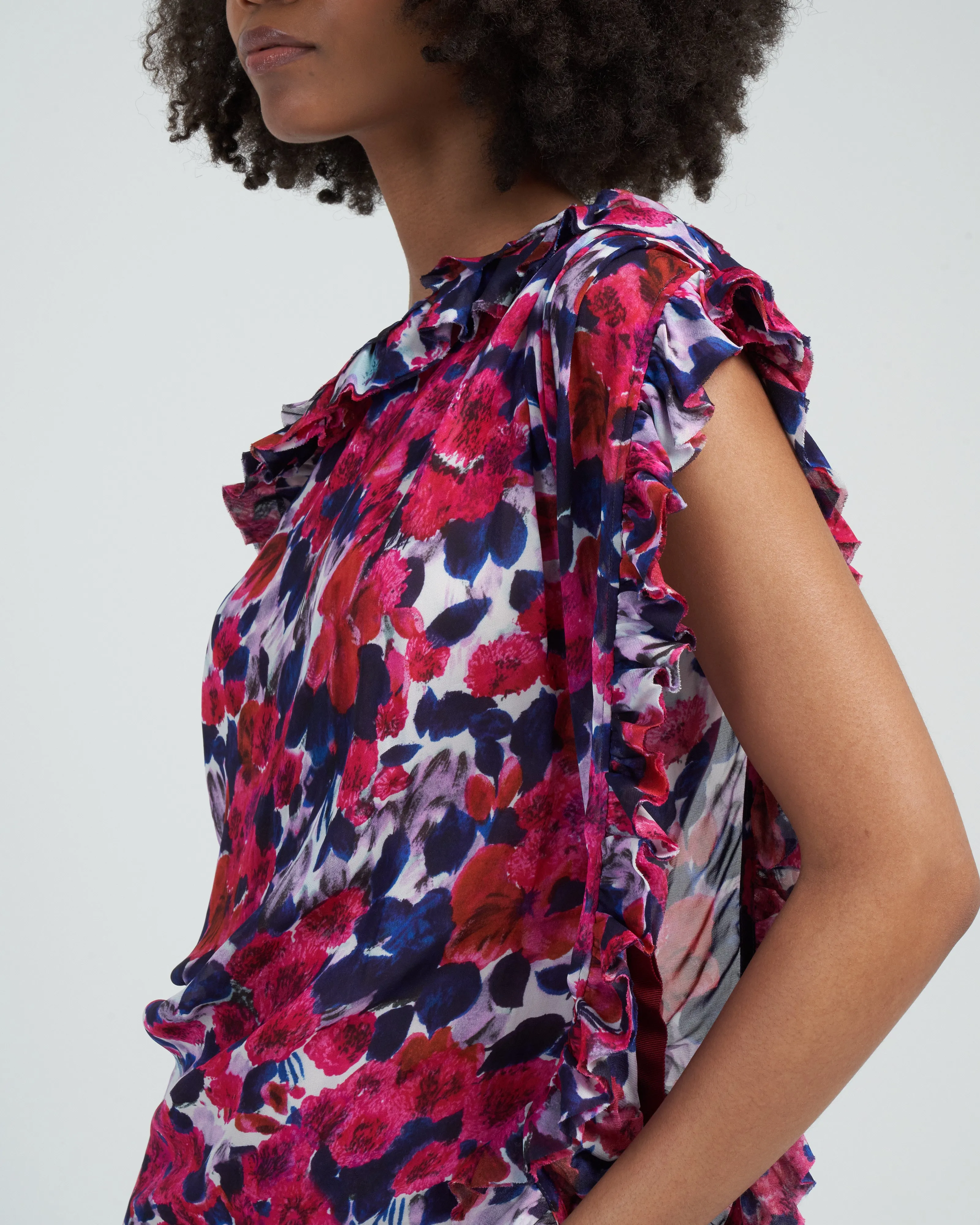 dinas dress - fuchsia