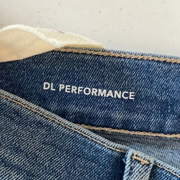 DL1961 Florence Mid-Rise Instasculpt Distressed Ankle Skinny Jeans Stretchy