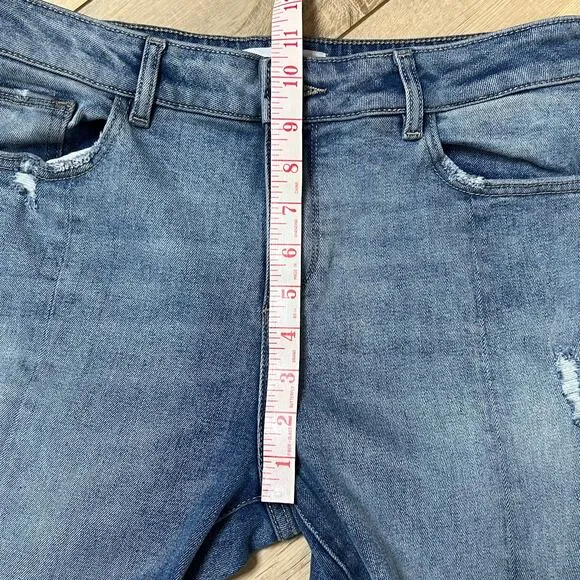DL1961 Mara Instasculpt Straight Split Ankle Crop Jeans Size 29