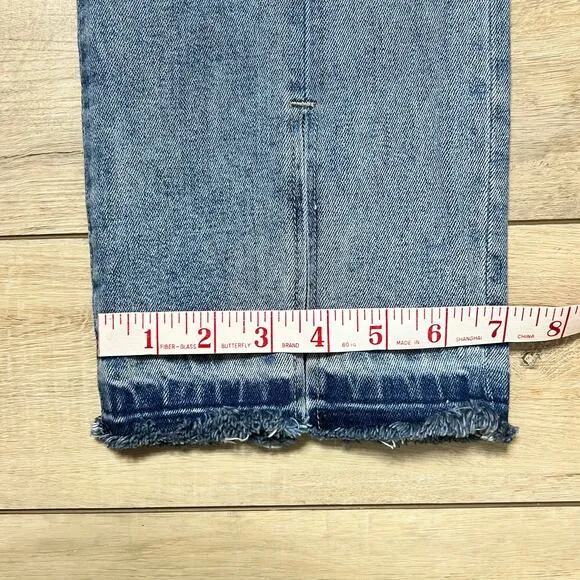 DL1961 Mara Instasculpt Straight Split Ankle Crop Jeans Size 29