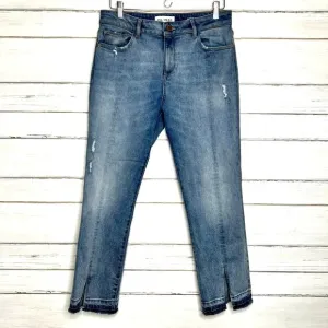 DL1961 Mara Instasculpt Straight Split Ankle Crop Jeans Size 29
