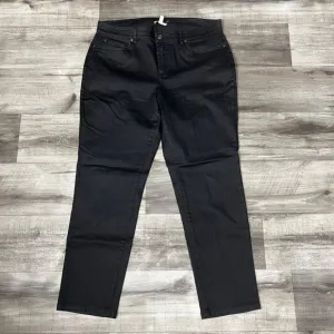 Eileen Fisher Mid Rise Denim Skinny Jeans Black Women’s Size 14