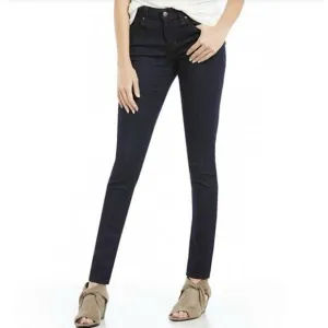 Eileen Fisher Organic Cotton Jeans Straight Leg Ankle Mid Wash Size 0 Casual