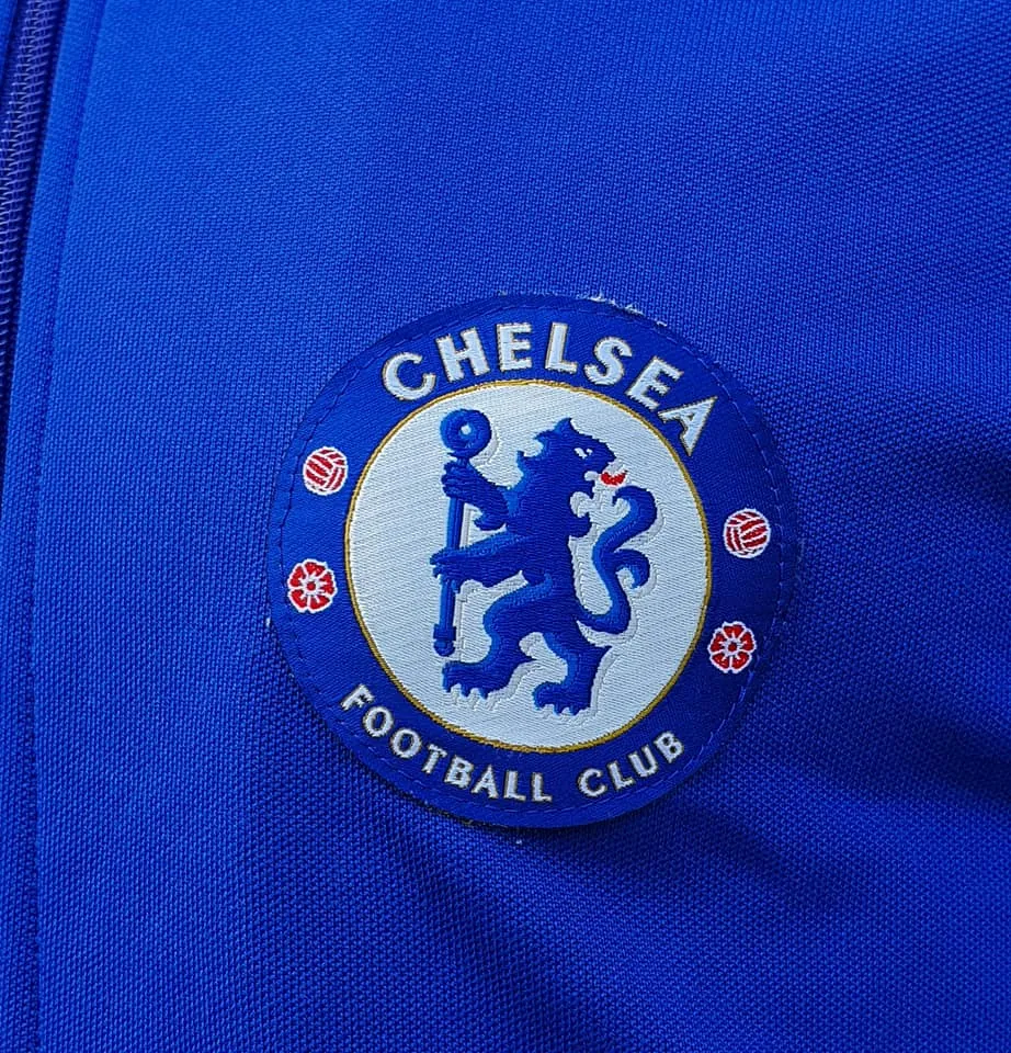 ENGLISH PREMIER CHELSEA 2007-08 TRAINING BLUE RETRO- JACKET SMALL / MODEL # 695253