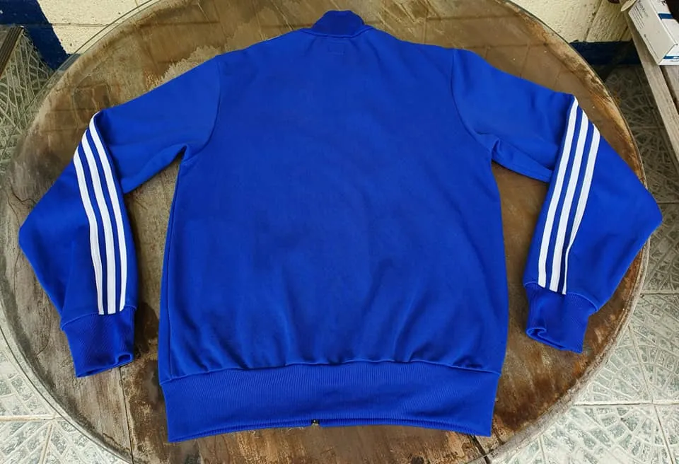 ENGLISH PREMIER CHELSEA 2007-08 TRAINING BLUE RETRO- JACKET SMALL / MODEL # 695253