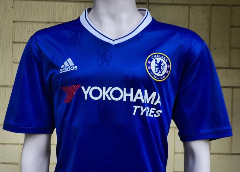 ENGLISH PREMIER CHELSEA 2016-2017 PREMIER LEAGUE CHAMPION BATSHUAYI 23 HOME JERSEY ADIDAS SHIRT XL # A17182