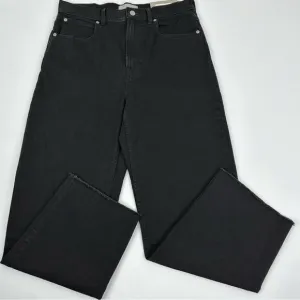 Everlane Women's NWT Coal The Way-High Raw Hem Minimalist Jean W30-32/L27.5