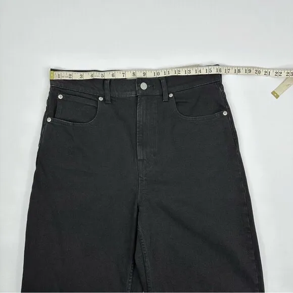 Everlane Women's NWT Coal The Way-High Raw Hem Minimalist Jean W30-32/L27.5