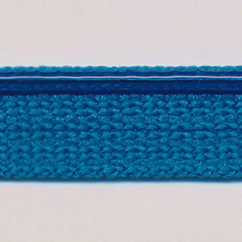 Flash Line Knit Piping  #138 Peacock Blue & Blue