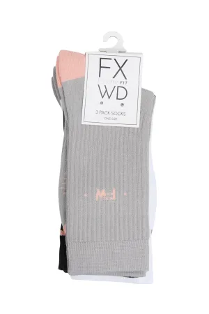 Foxwood Mixed Tube Sock 3pk