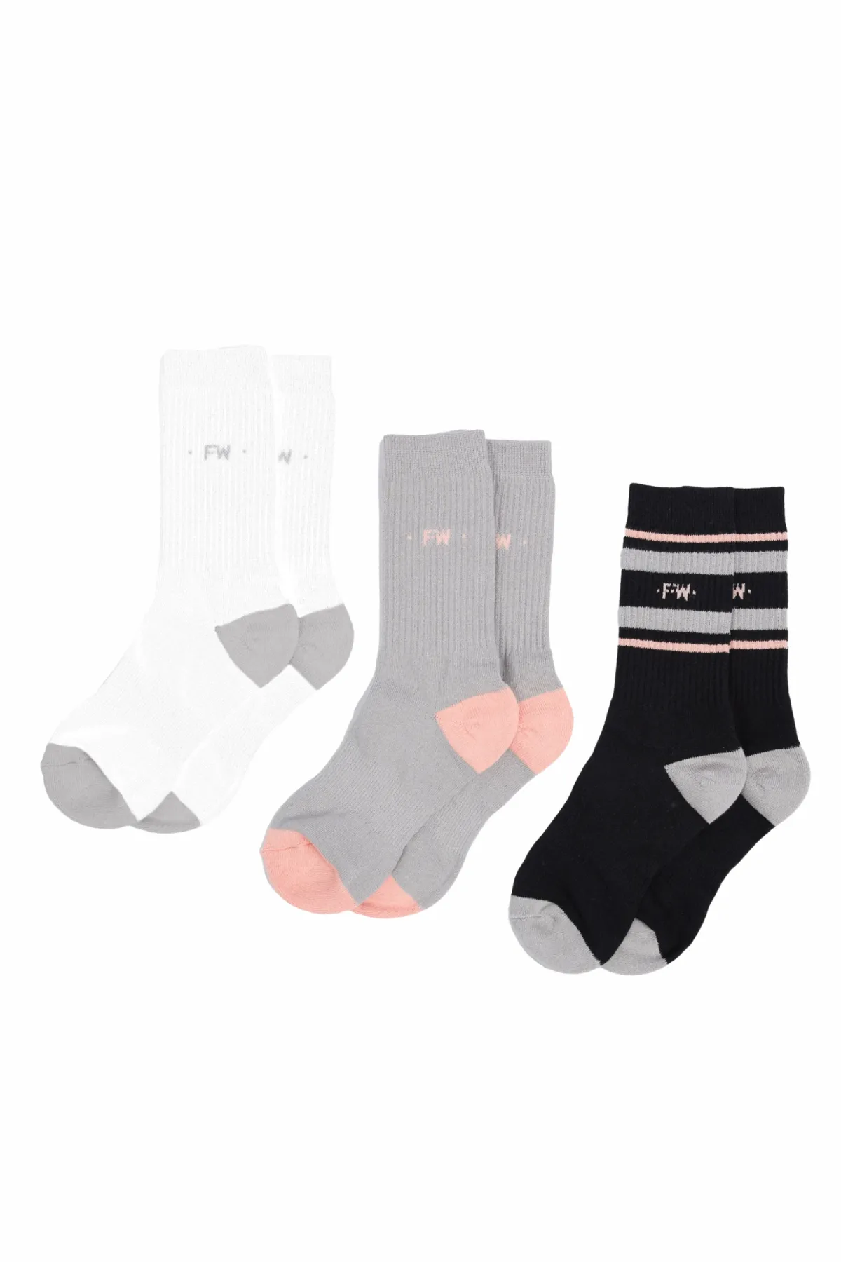 Foxwood Mixed Tube Sock 3pk
