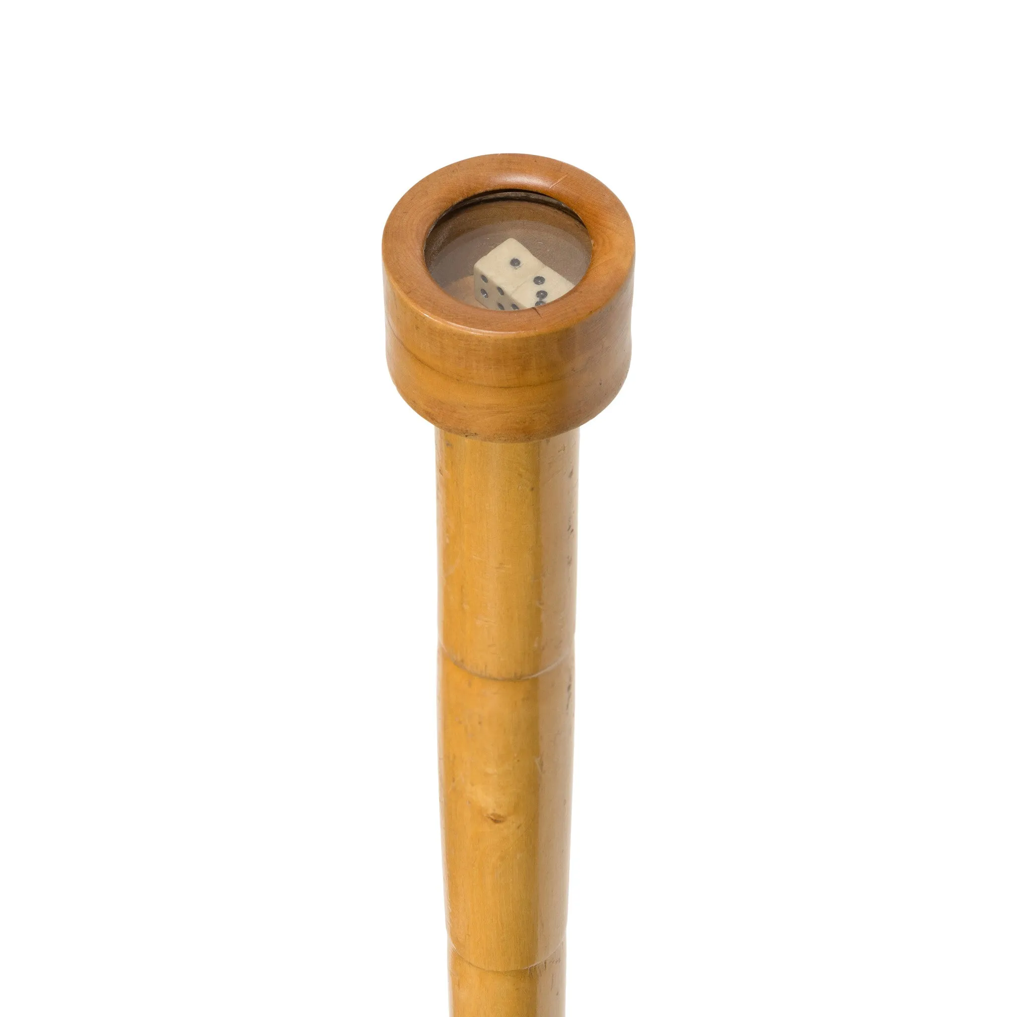 Gambler's Walking Stick with Dice