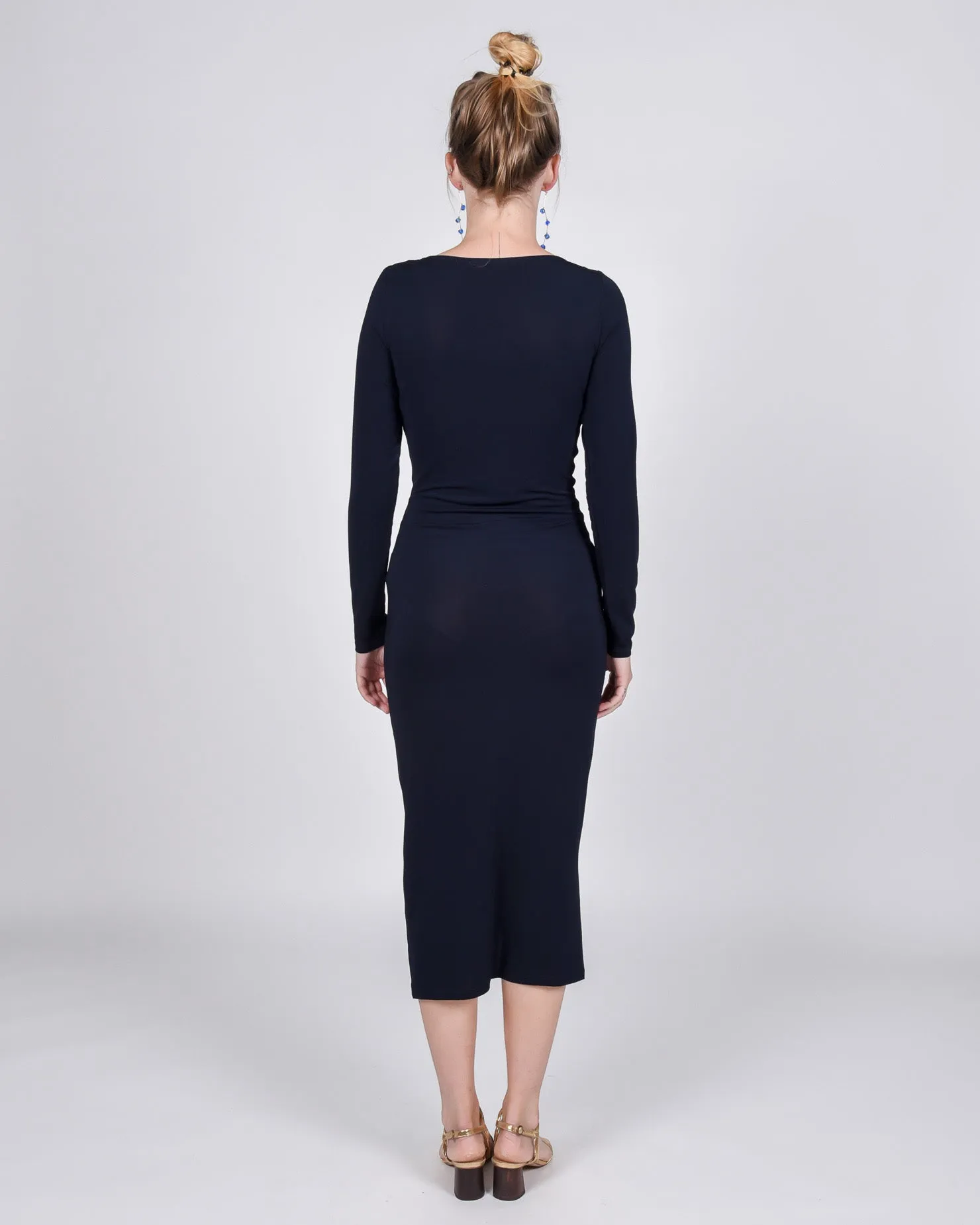 Gobi dress in navy