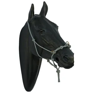 Halter - 5 Nose Knots, 4 Chin Knots and 3 rings