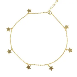 HANGING STARS ANKLET