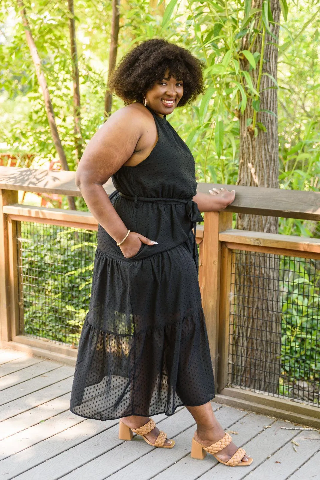 Hazel Blues® | Check Mate Maxi Dress