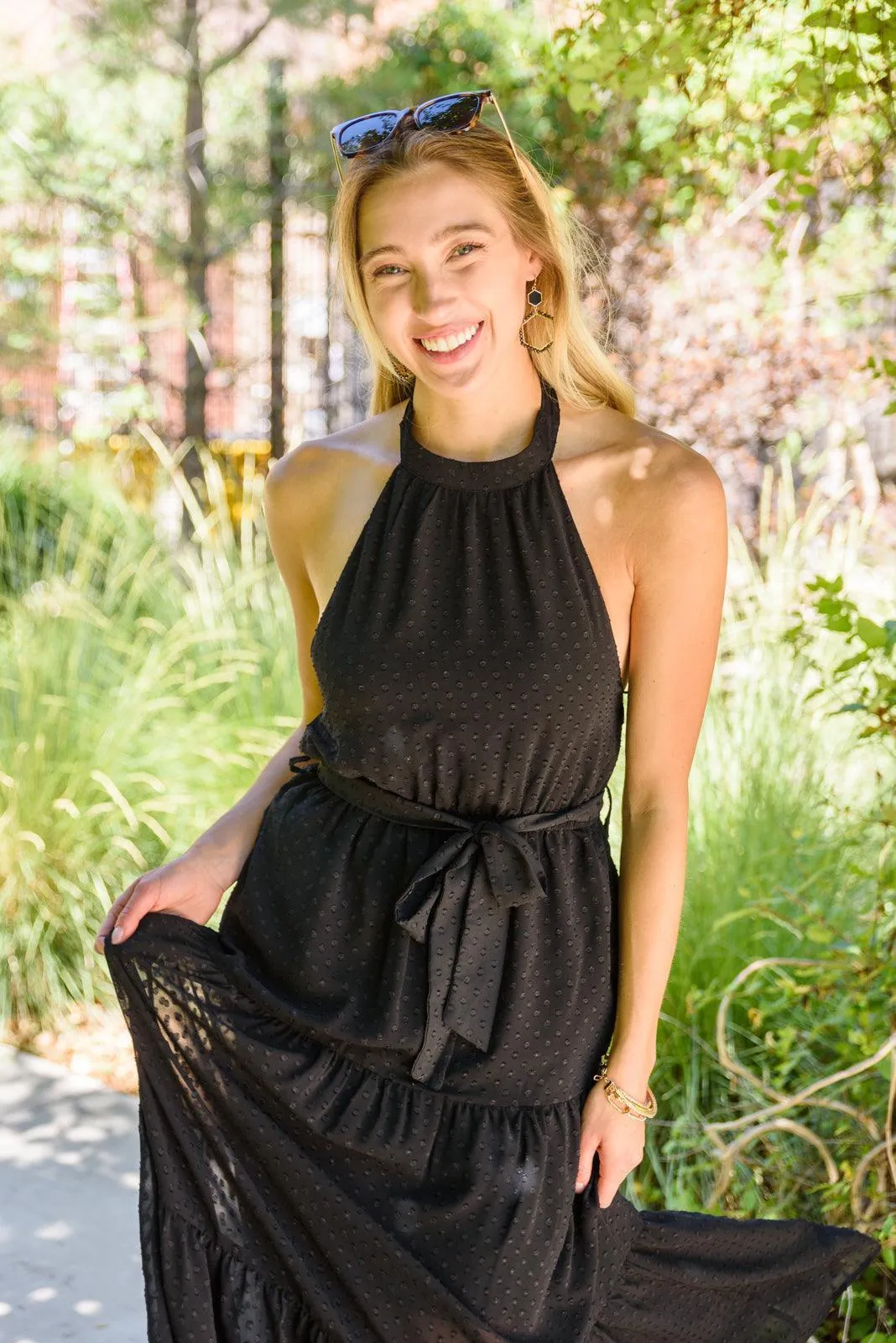 Hazel Blues® | Check Mate Maxi Dress
