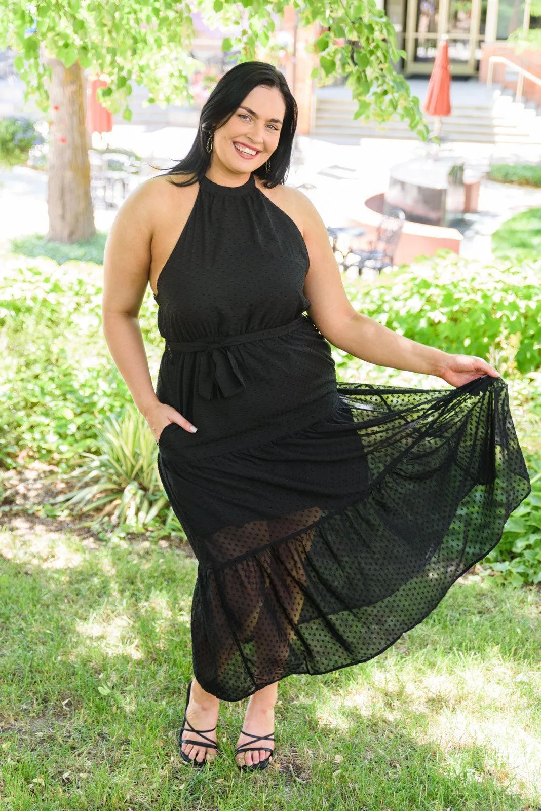 Hazel Blues® | Check Mate Maxi Dress