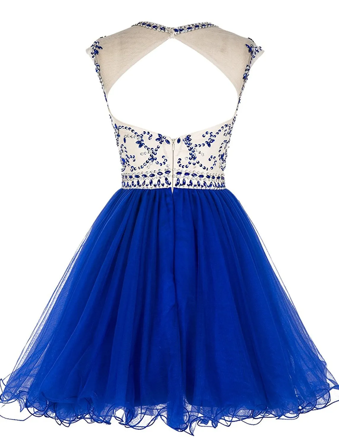 Hollow Back Homecoming Dresses