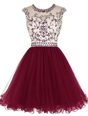 Hollow Back Homecoming Dresses
