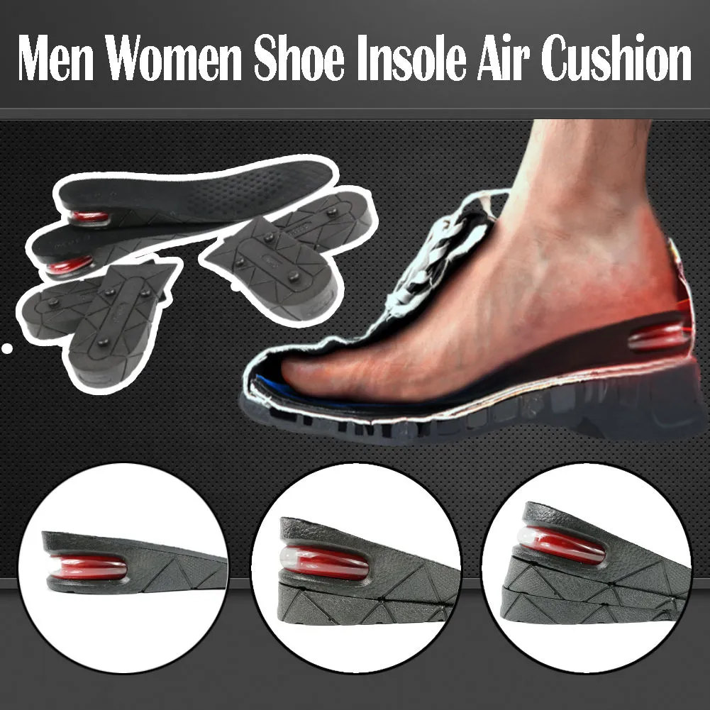 INCREASE YOUR HEIGHT - Muti-Layer Air Cushion Height Elevator Shoe Insole
