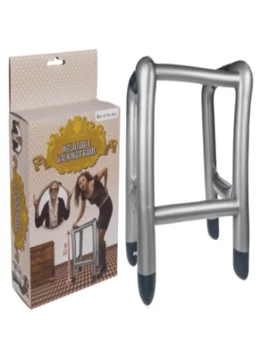 Inflatable walking aid