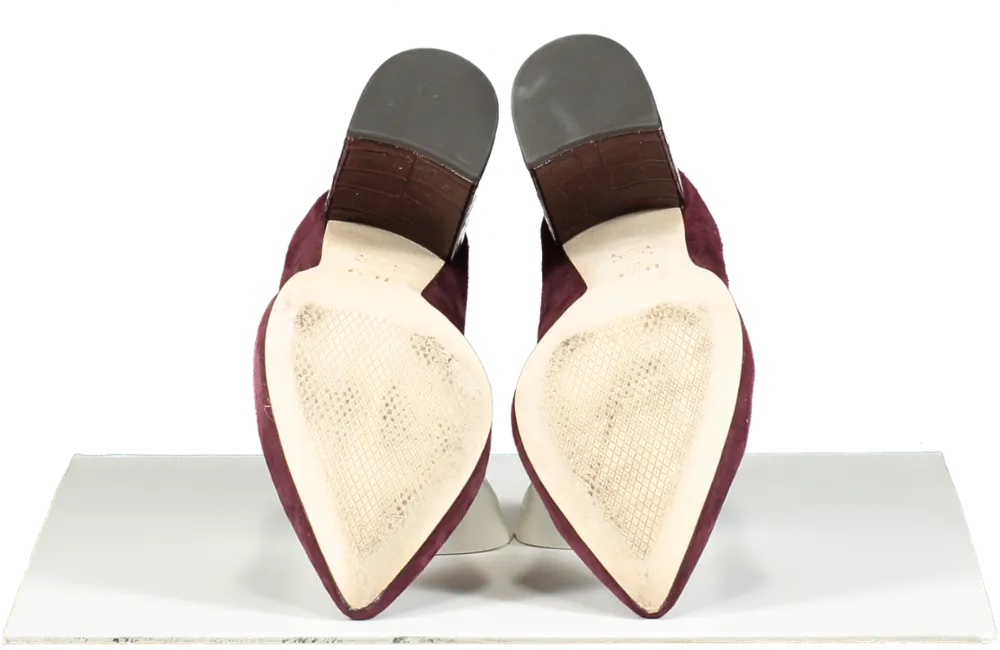 J.Mclaughlin Purple Beatrice Suede Heels UK 7 EU 40 👠