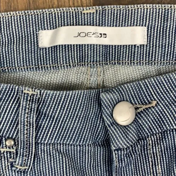 Joe's Chelsea Ankle Railroad Striped Jeans Size 26