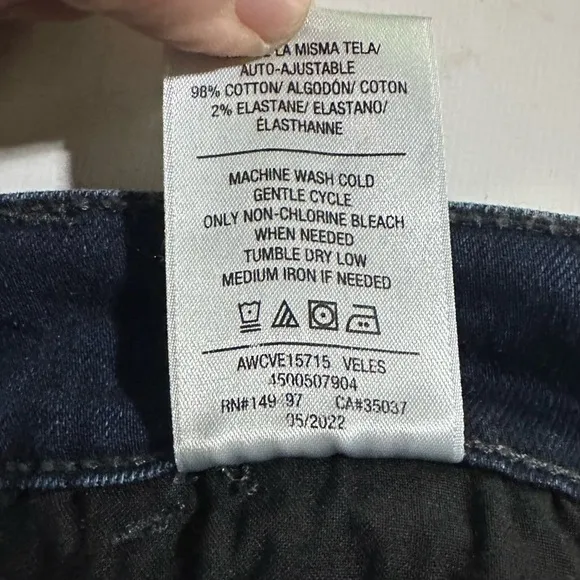 Joe’s High Rise Flare Leg Denim Blue Jeans in Veles Size 24 NWT