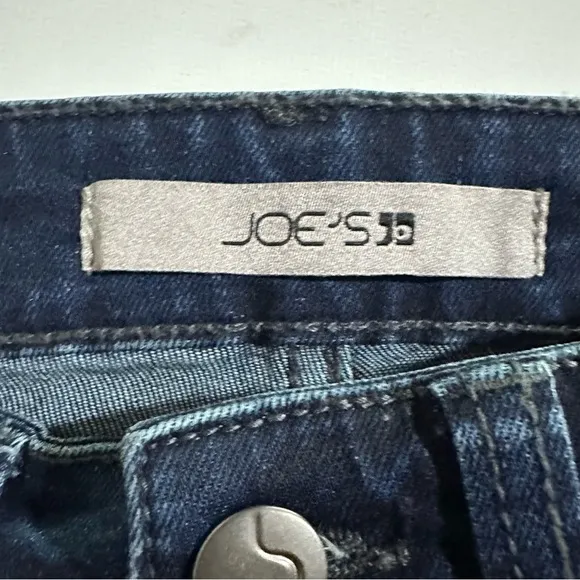 Joe’s High Rise Flare Leg Denim Blue Jeans in Veles Size 24 NWT