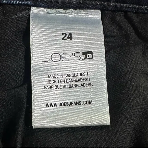 Joe’s High Rise Flare Leg Denim Blue Jeans in Veles Size 24 NWT