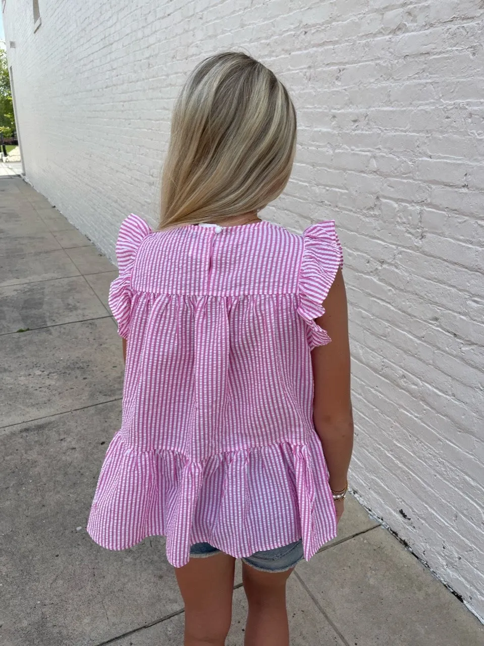 JULIA JAMES SUMMER TOP PINK