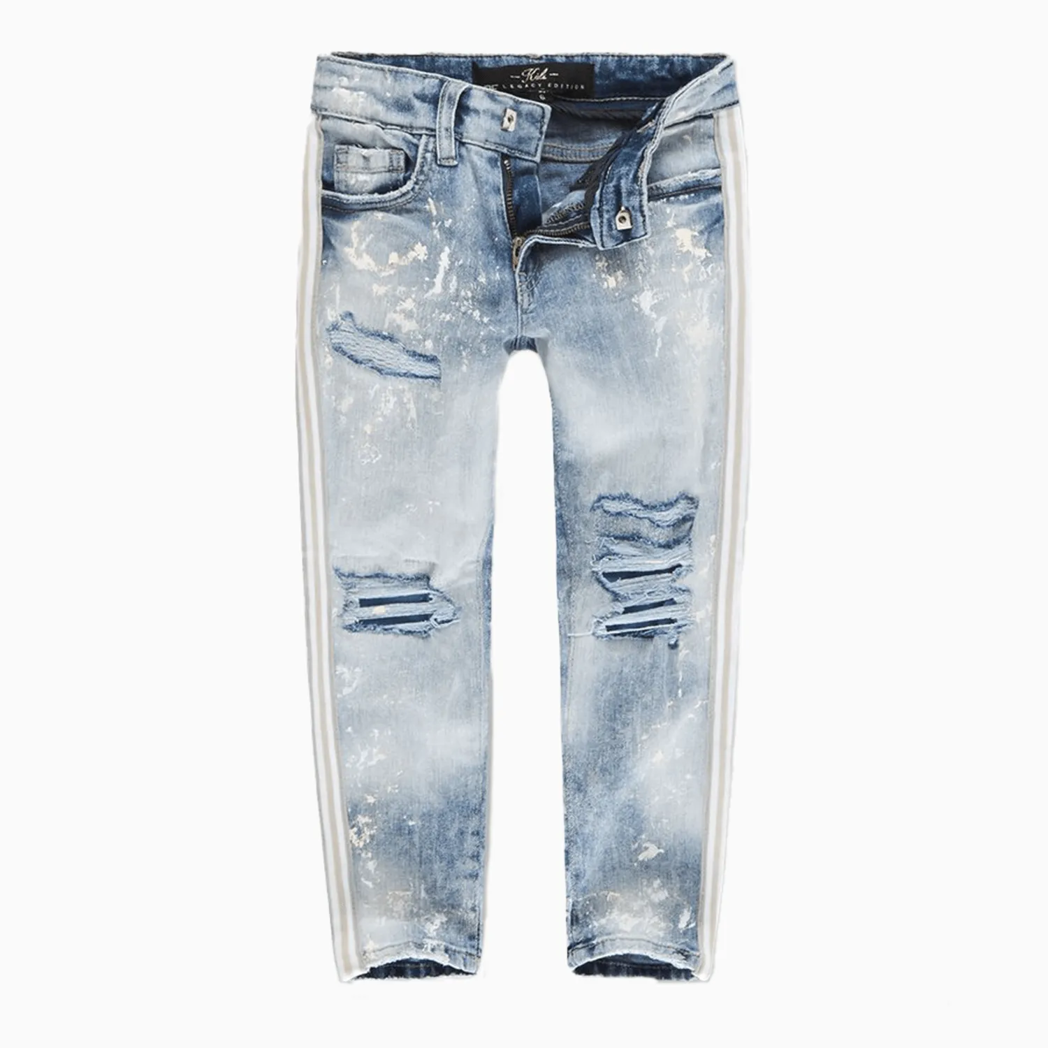 Kid's Sparta Striped Denim Pant
