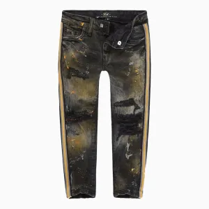 Kid's Sparta Striped Denim Pant