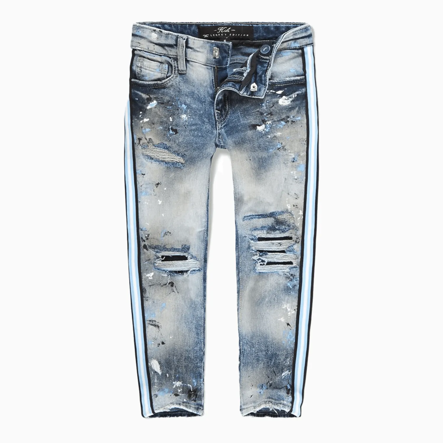 Kid's Sparta Striped Denim Pant