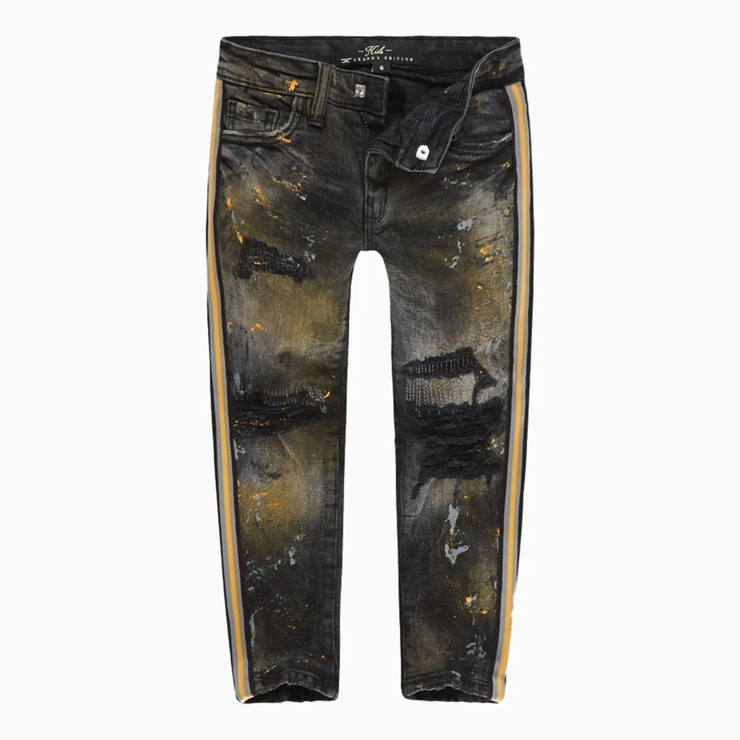 Kid's Sparta Striped Denim Pant