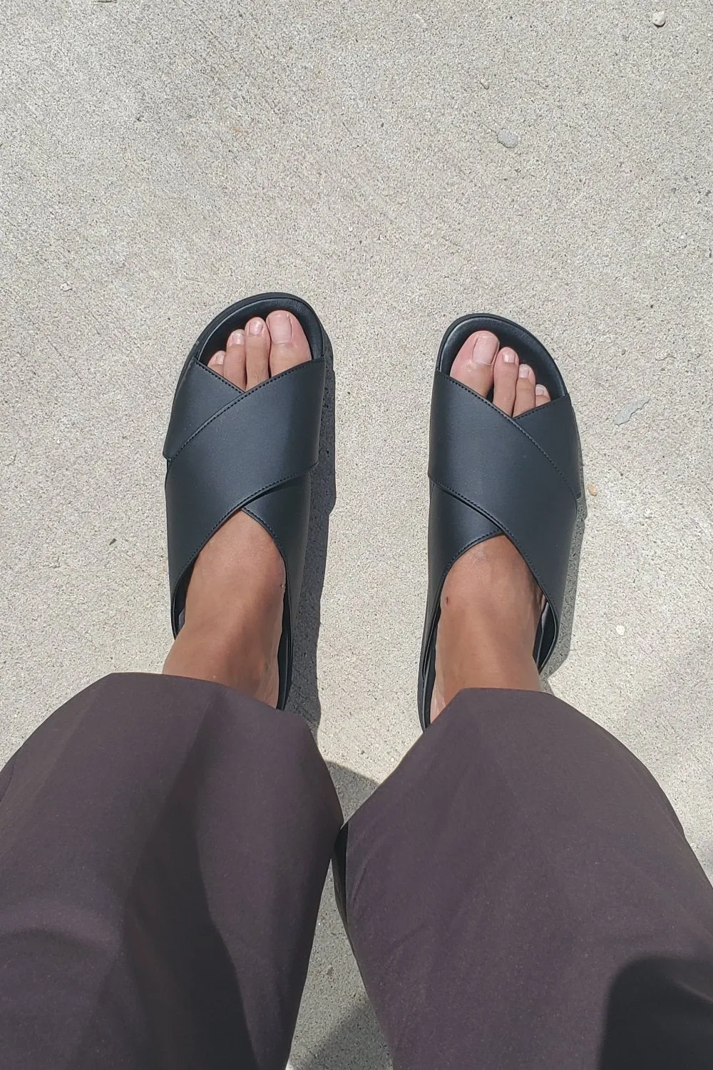 Kiko Crossover Slide - Black