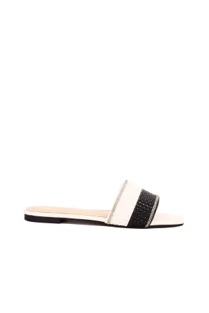 Korean Style Casual Flat Sandals For Women, Outdoor Wear, Open Toe, New Spring/Summer Roman Beach Sandals, Fashionable French Flat Sandals Suitable To Pair With Dresses For Beach Or Apartment, Flat Sandals, Mule Slip On  2208-3