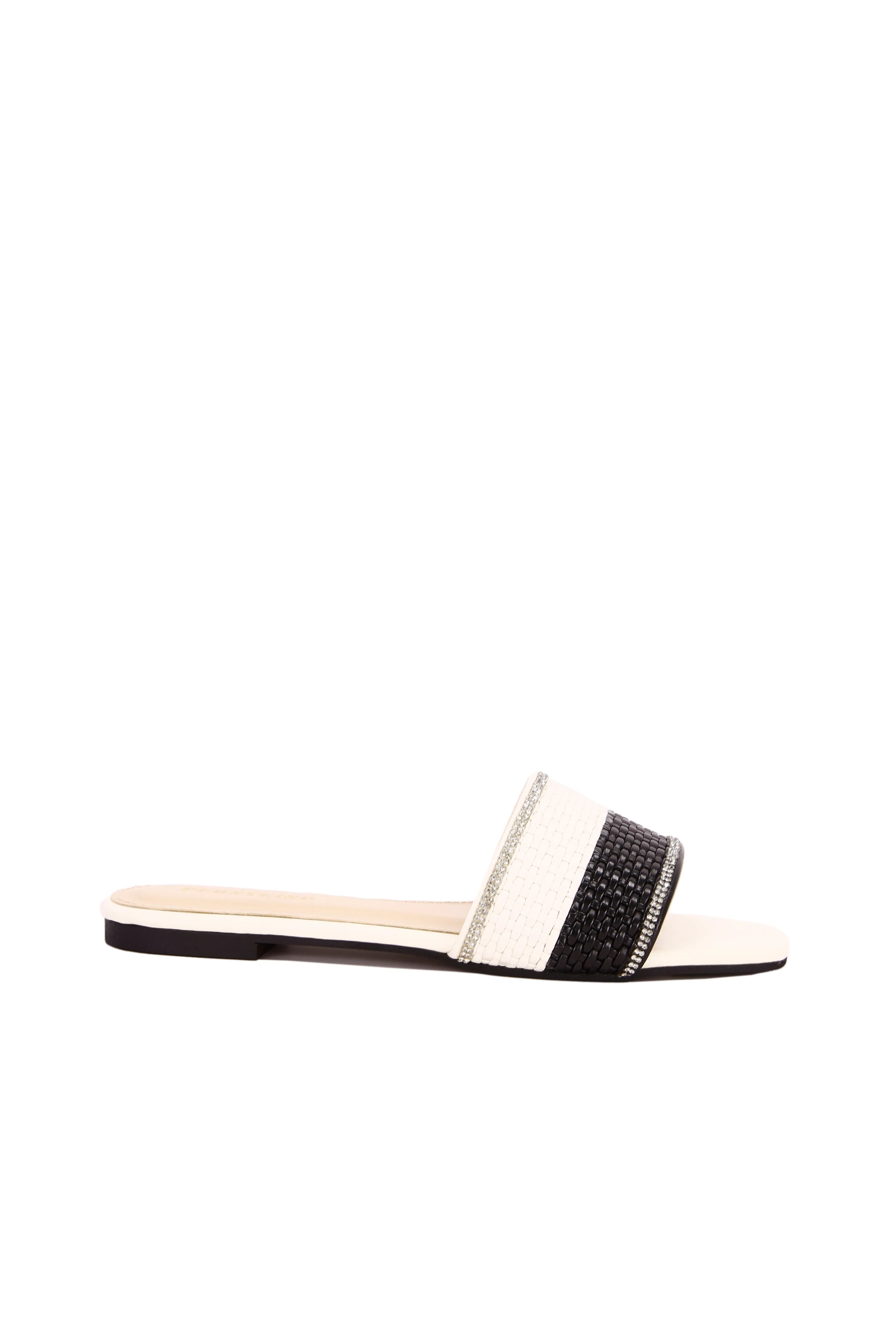 Korean Style Casual Flat Sandals For Women, Outdoor Wear, Open Toe, New Spring/Summer Roman Beach Sandals, Fashionable French Flat Sandals Suitable To Pair With Dresses For Beach Or Apartment, Flat Sandals, Mule Slip On  2208-3