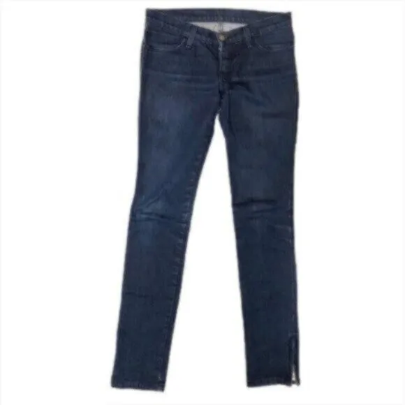 Ksubi Classic Casual Skinny Jeans with Ankle Zip Size 28