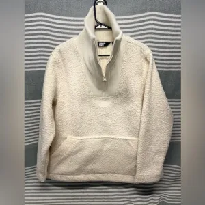 Lands' End Cozy Boucle Fleece Pullover Size XL