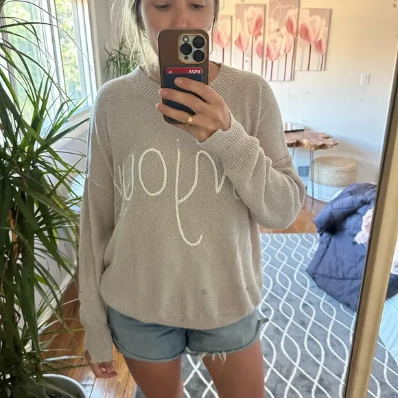 Le Lis Cozy Oversized Sweater Size S