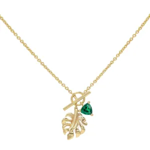 Leaf Stone Necklace